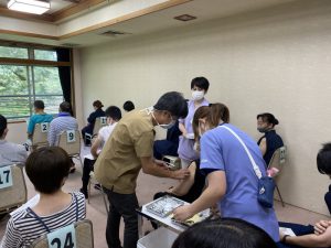 コロナ・ワクチン集団接種　長瀞町観光協会主催
